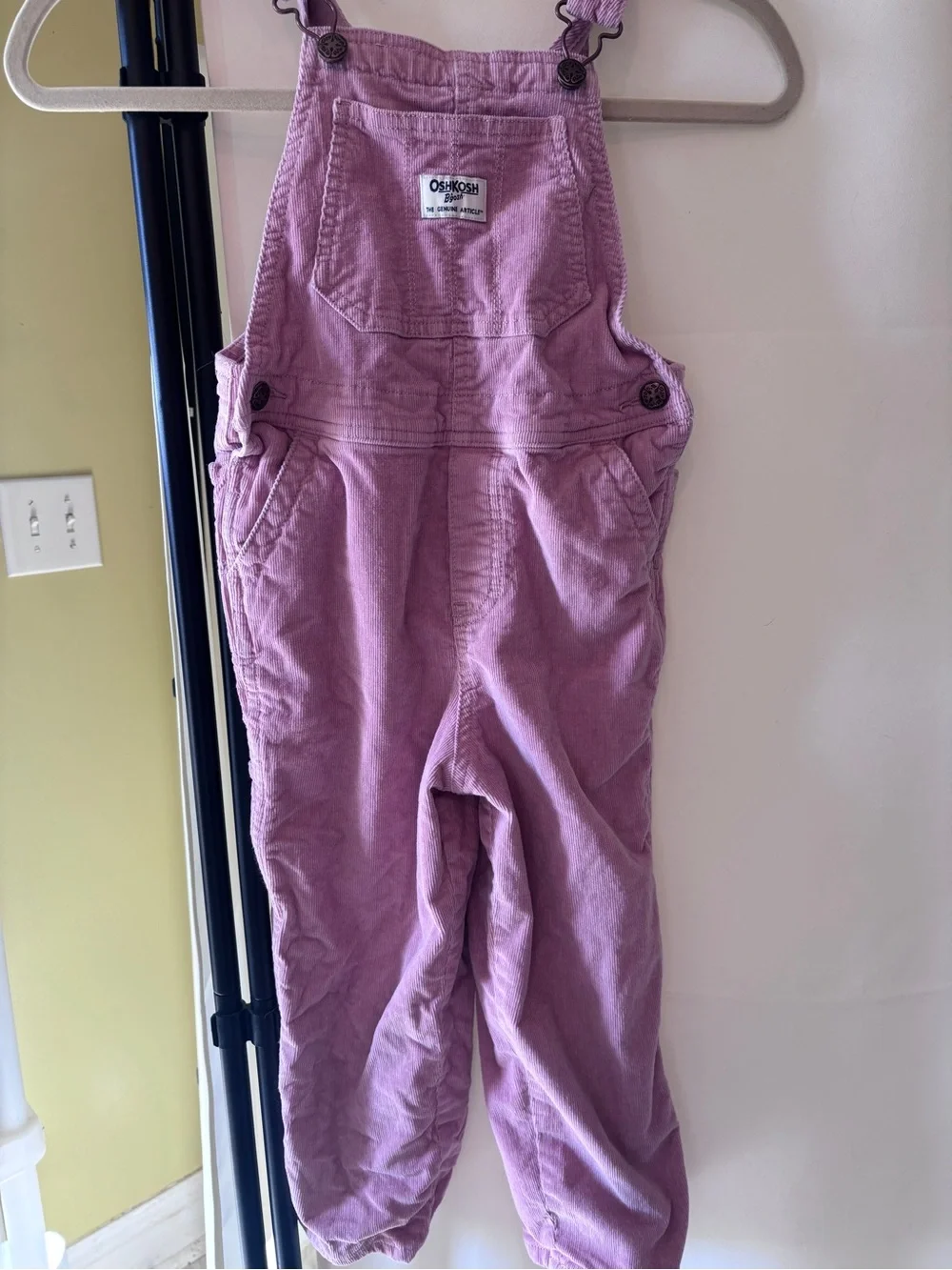 OshKosh B'gosh Mauve Corduroy Kids Overalls